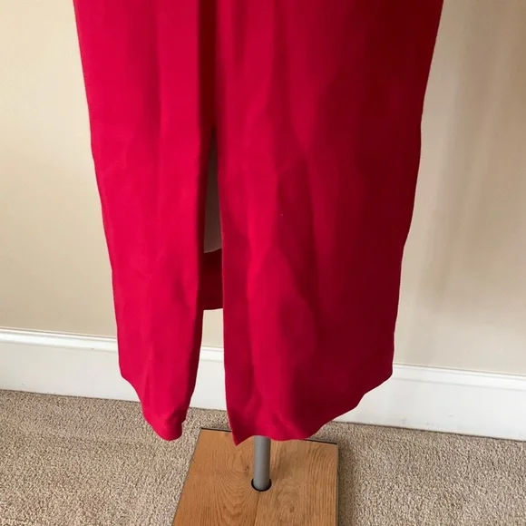 NWT Alice & Olivia Dorinda Red Off The Shoulder Midi Dress - Picture 8 of 16